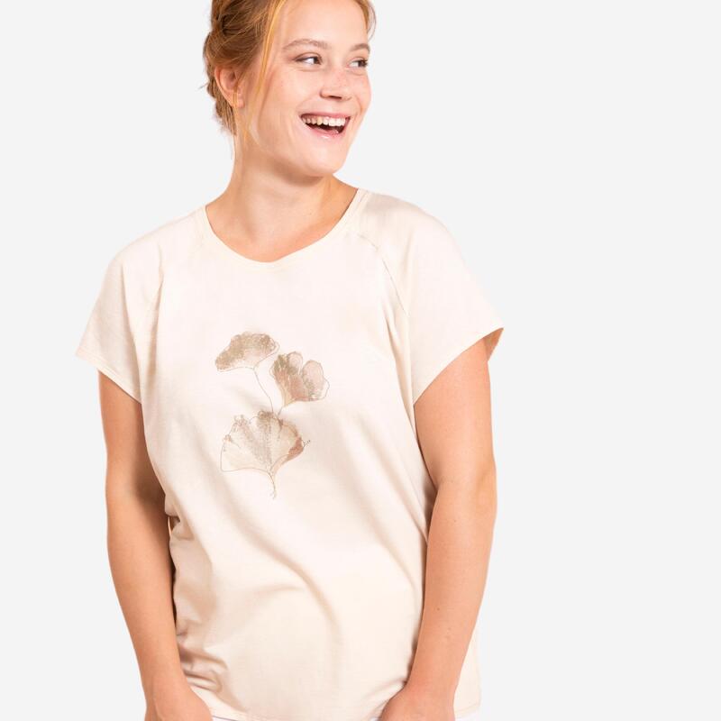 T-SHIRT YOGA SUAVE MULHER