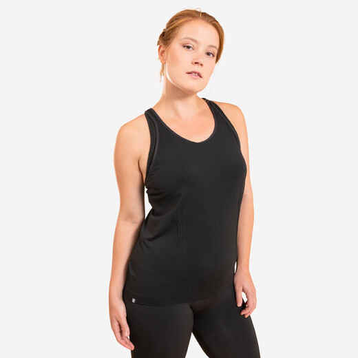 
      Top für dynamisches Yoga nahtlos Damen
  