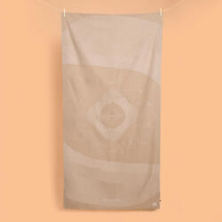 Yoga handdoek fouta 200 x 100 cm zonnegroet beige