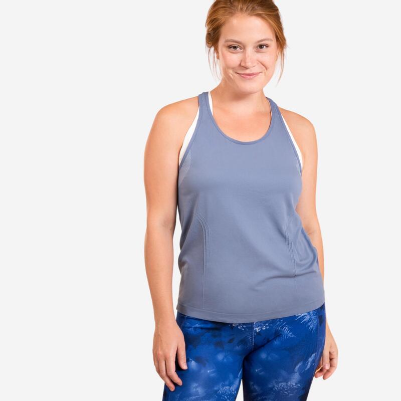 Camiseta Yoga Dyn Mujer Sin Mangas Sin Costuras