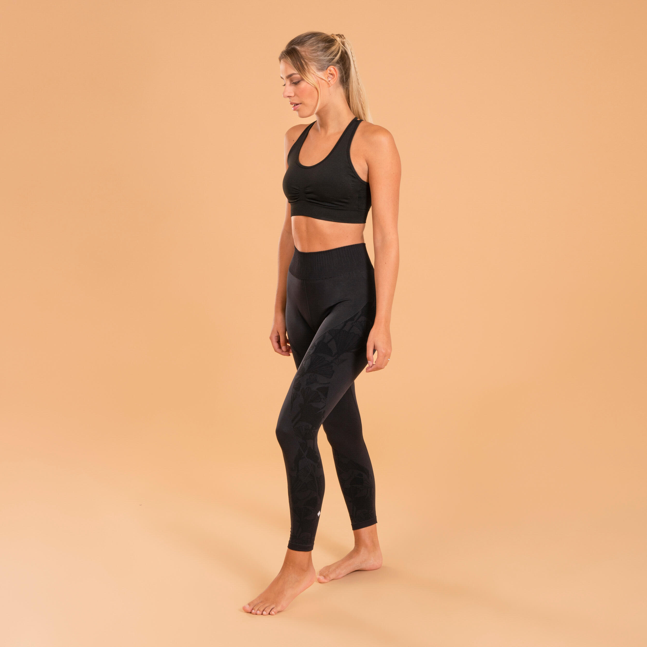 Soutien-gorge De Sport OATTIS - Asymétrique, Épaule Dénudée | Pour Yoga, Course, Fitness | Tasses Moyennes, Double Bretelles