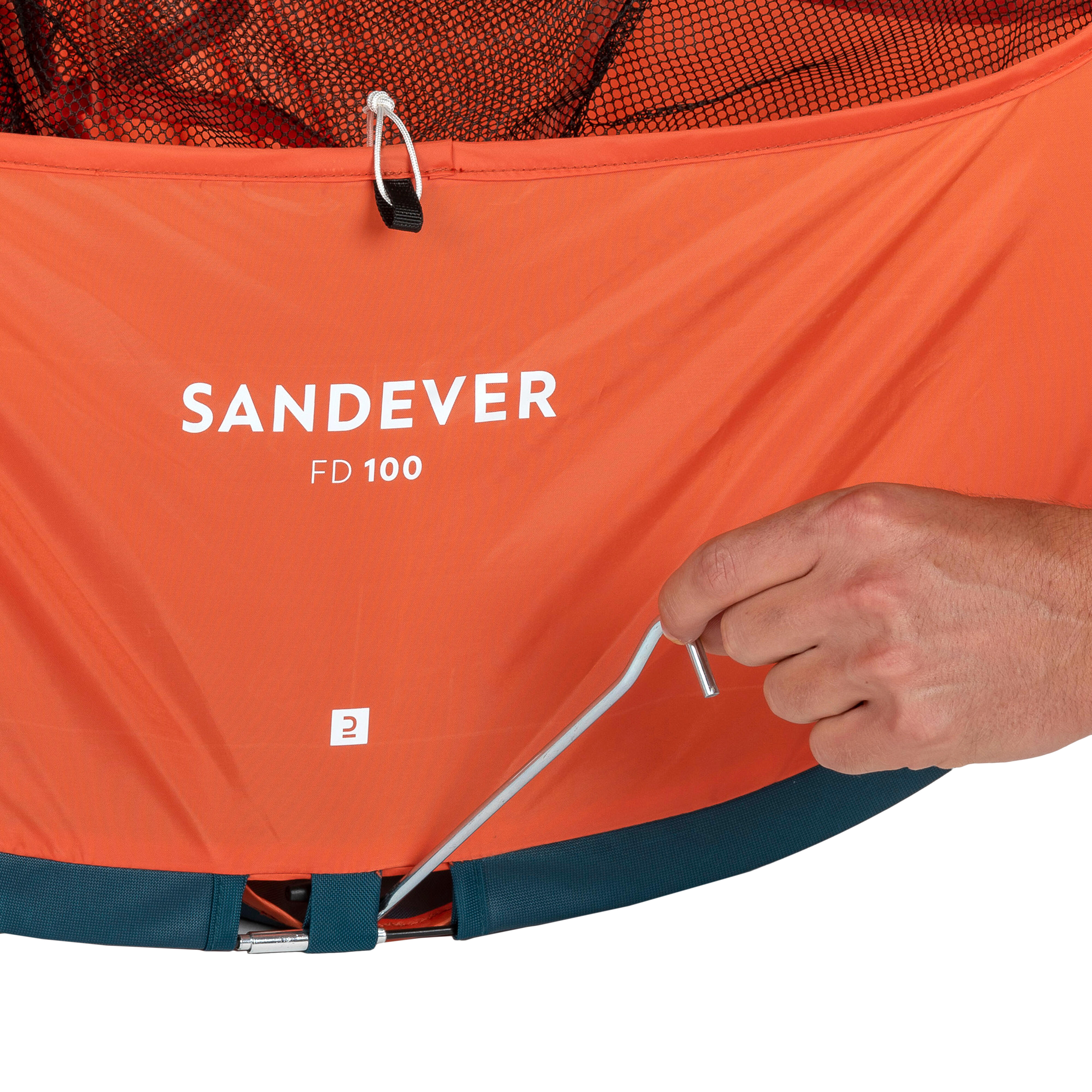 SANDEVER Cieľový košík Discgolf pre začiatočníkov bez · záber 3