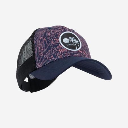 Keps i Beach Style trucker-modell vuxen ISLA orange blå
