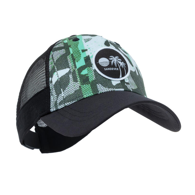 Casquette de Beach Style trucker adulte Camo NOIR VERT