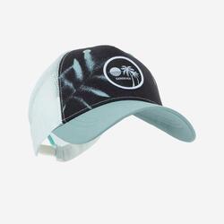 Casquette de beach volley style trucker adulte - BVCAP Blanc Rose