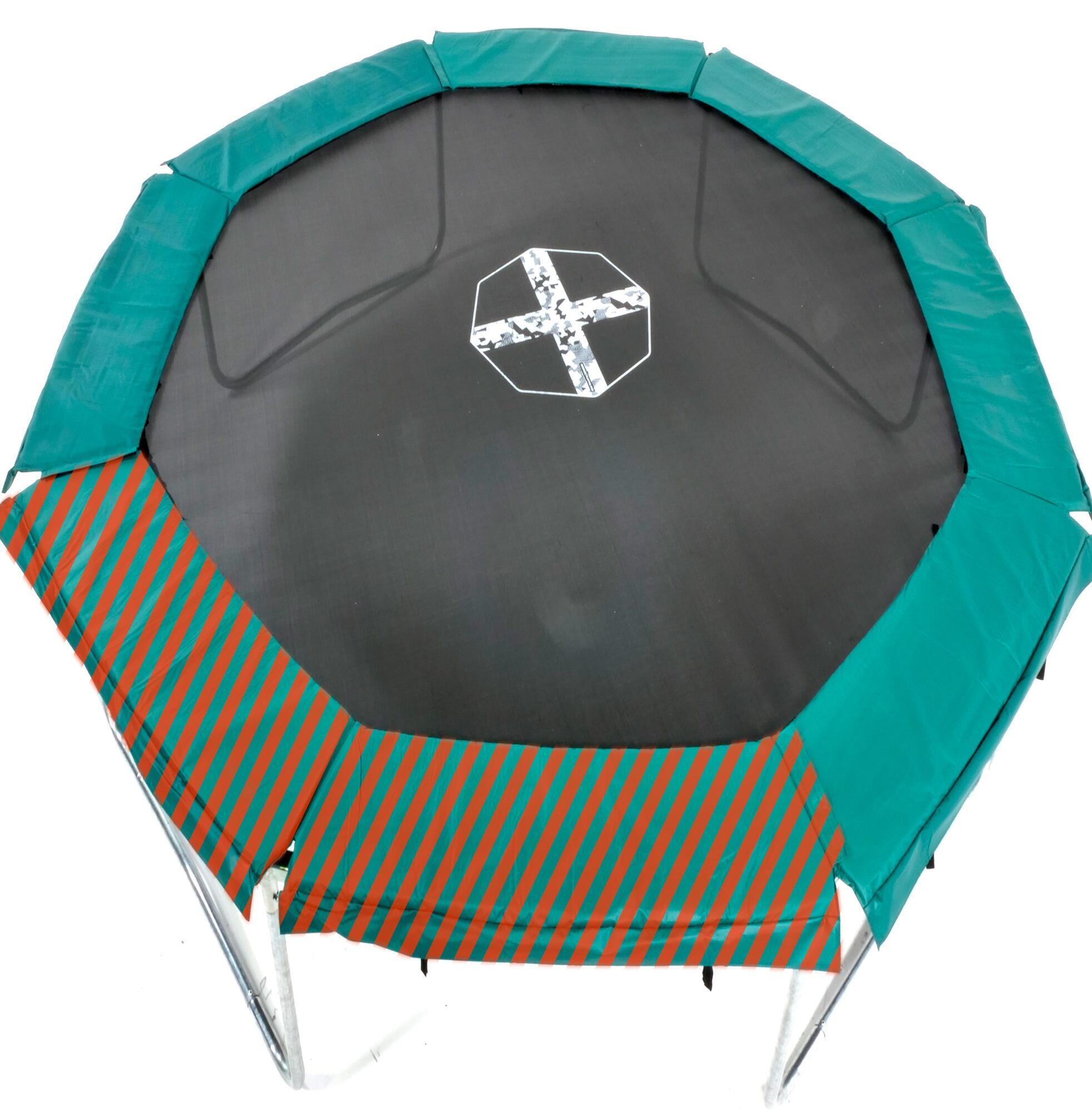 Mousse trampoline octogonal 300
