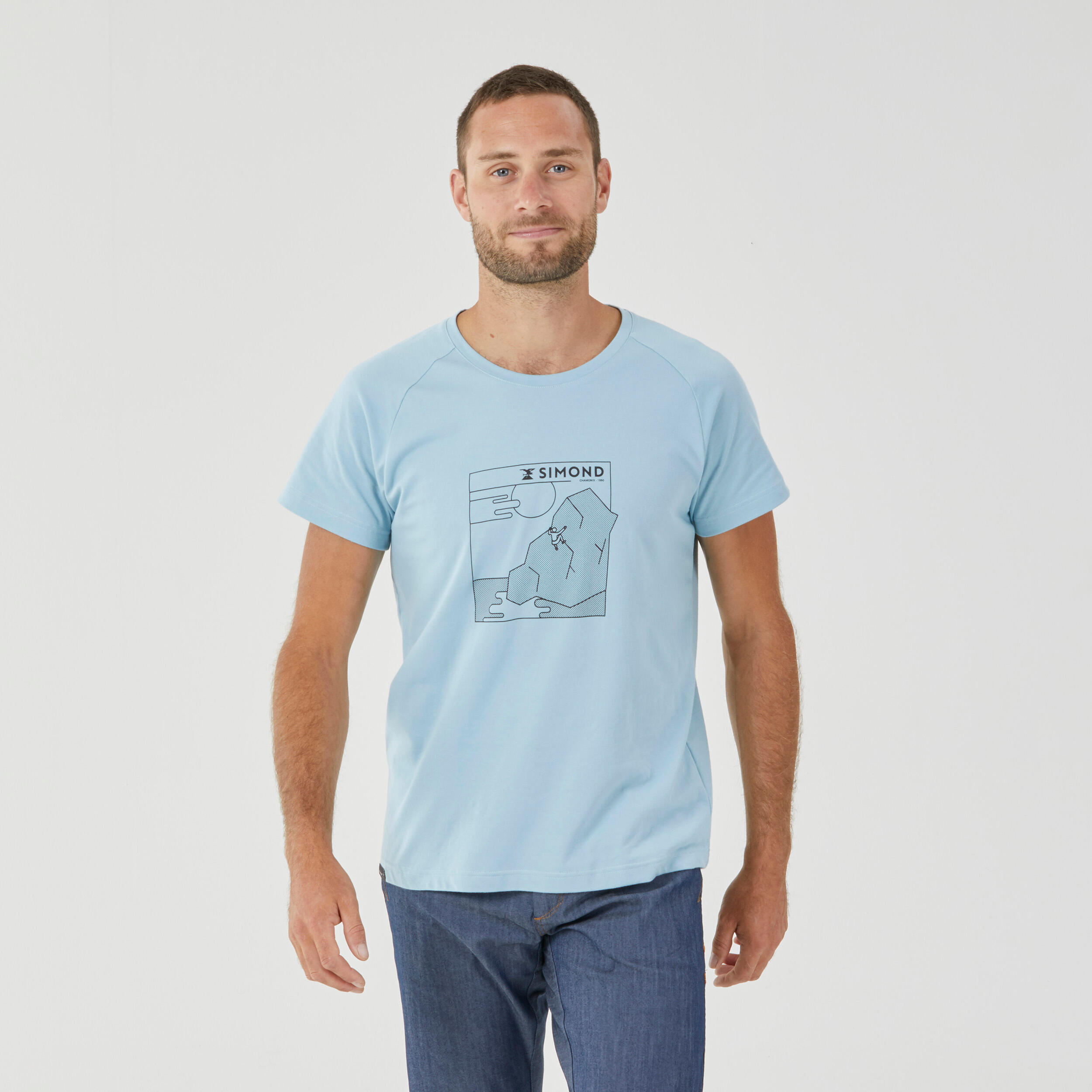 MEN'S CLIMBING T-SHIRT - VERTIKA 1/5