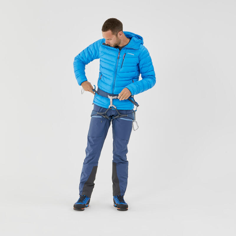 Pantalon imperméable d'alpinisme ICE Homme - Bleu ardoise