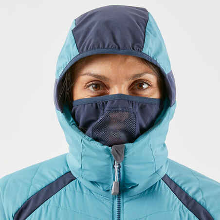 Chaqueta acolchada híbrida materia sintética alpinismo mujer