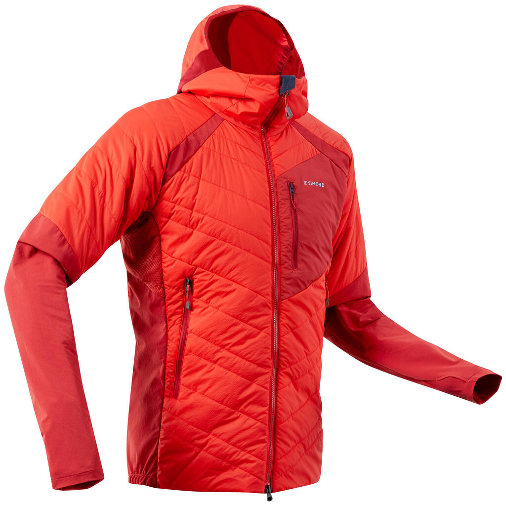 Men's mountaineering synthetic hybrid jacket - SPRINT navy