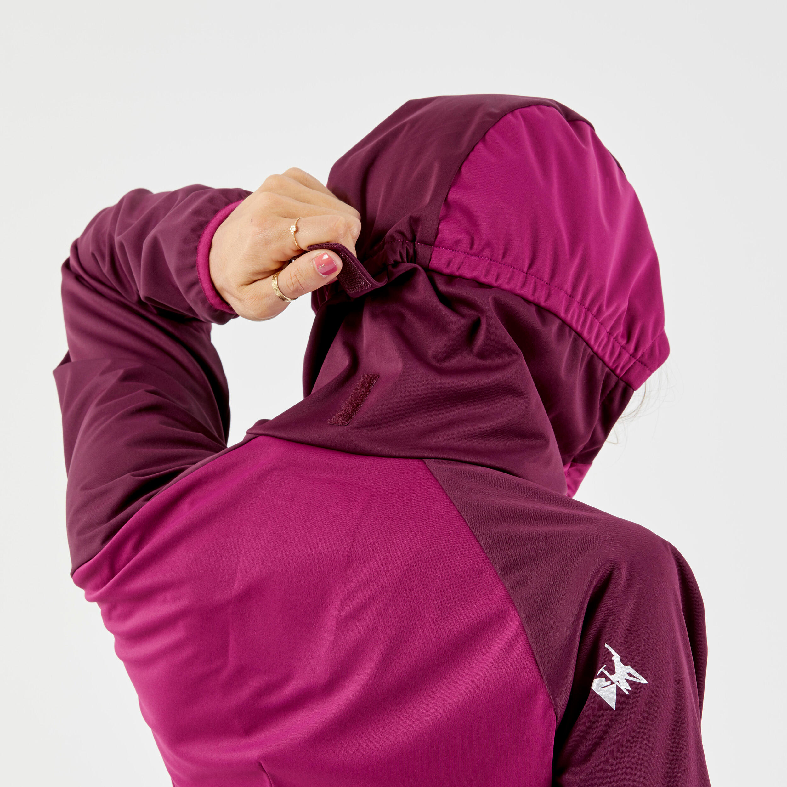 WOMEN'S MOUNTAINEERING SOFTSHELL JACKET - Beetroot Red 5/10