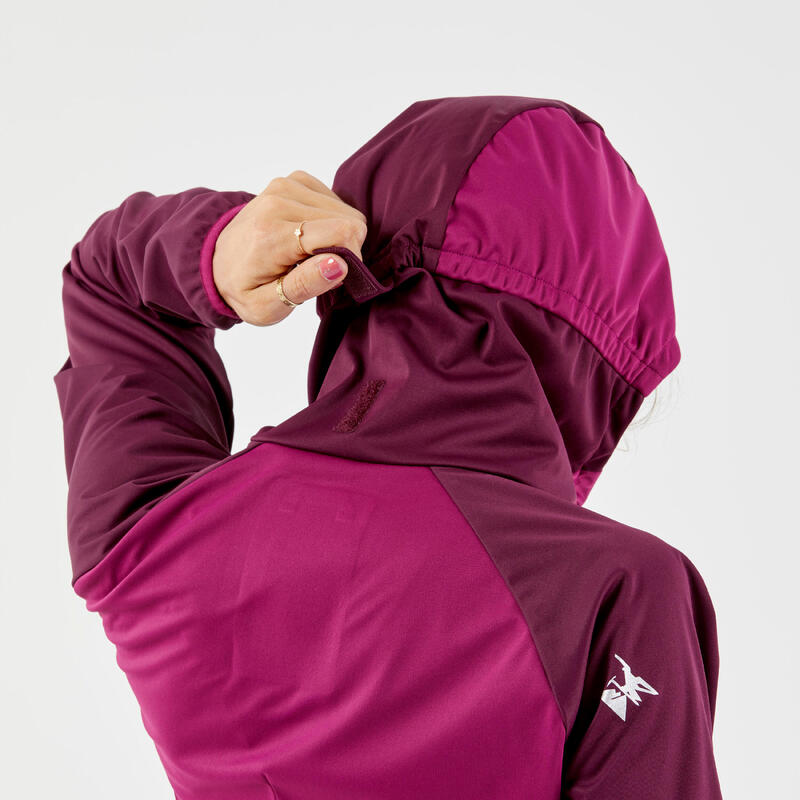 Softshell alpinismo donna ALPINISM rosso barbabietola