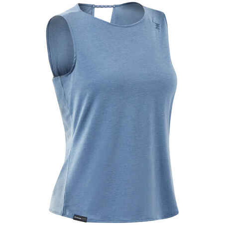 Moteriški laipiojimo marškinėliai „Vertika“, mėlyni