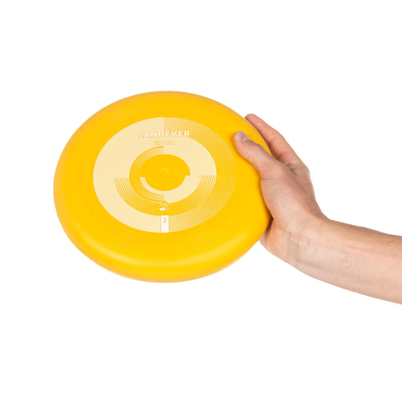 Kinderfrisbee voor ultimate frisbee D145 vinyl geel