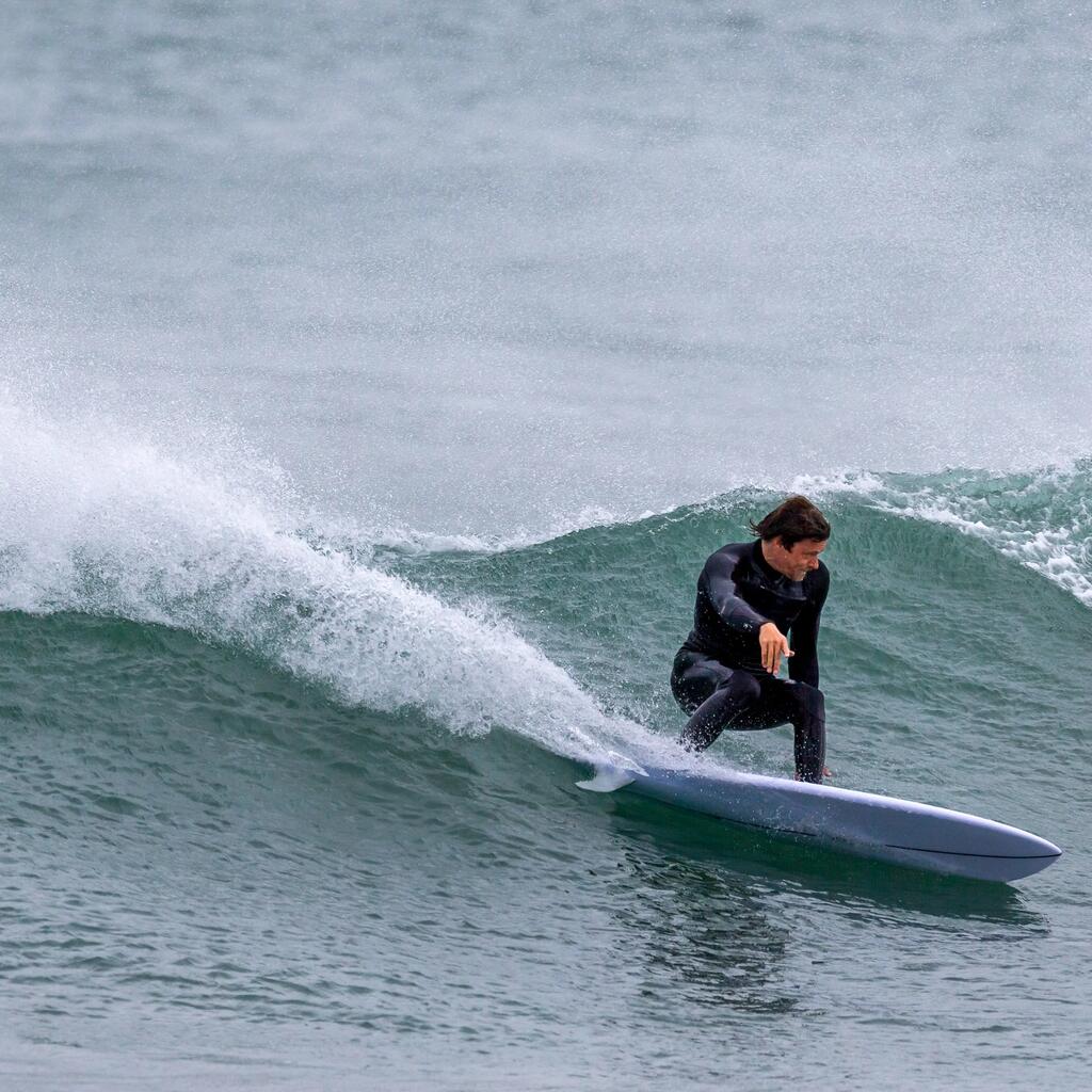 Men's surfing wetsuit 4/3 mm neoprene - 900 team rider black