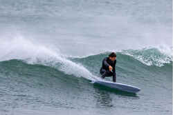 Men's surfing 4/3 mm neoprene wetsuit - 900 black