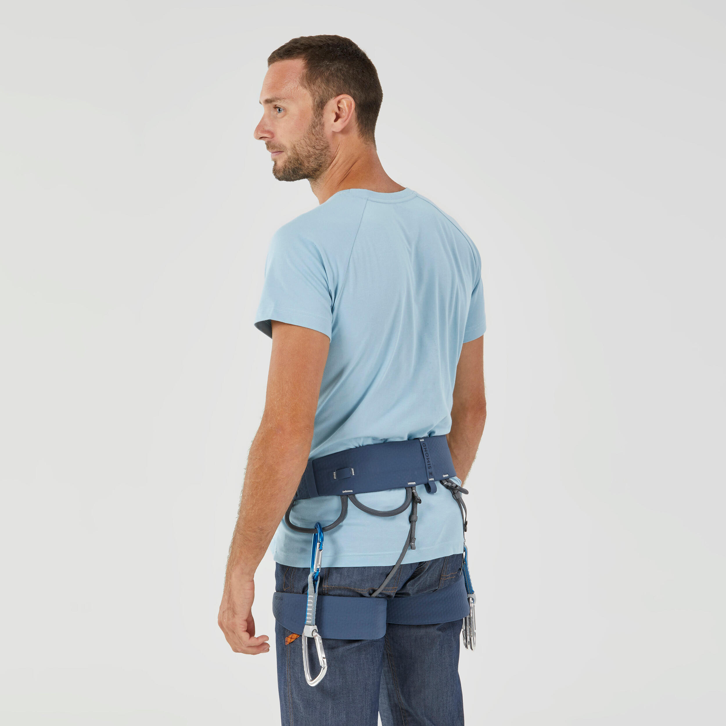 Men's Climbing T-Shirt - Vertika Grey - SIMOND
