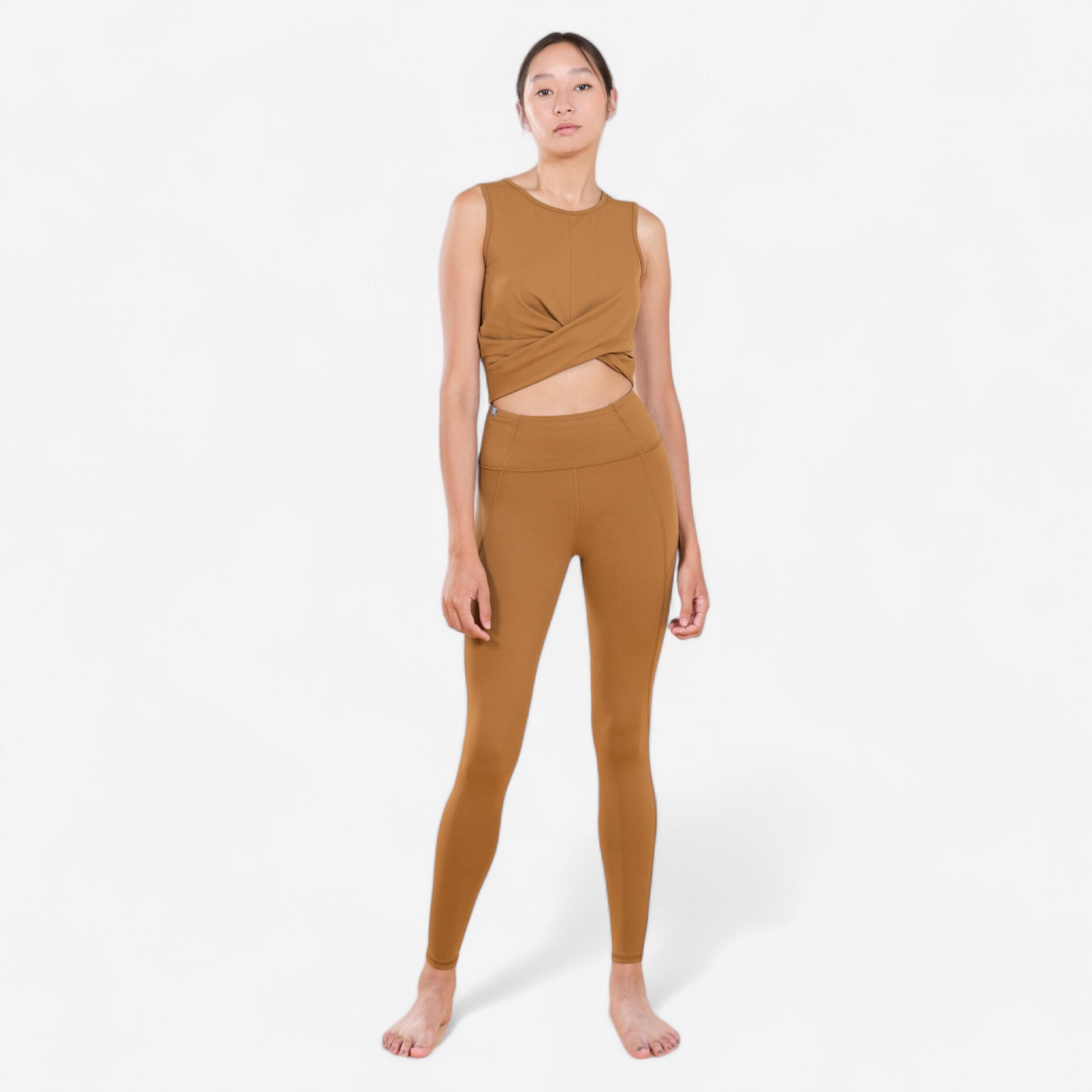 KIMJALY LEGGING PREMIUM YOGA DARK CINNAMON