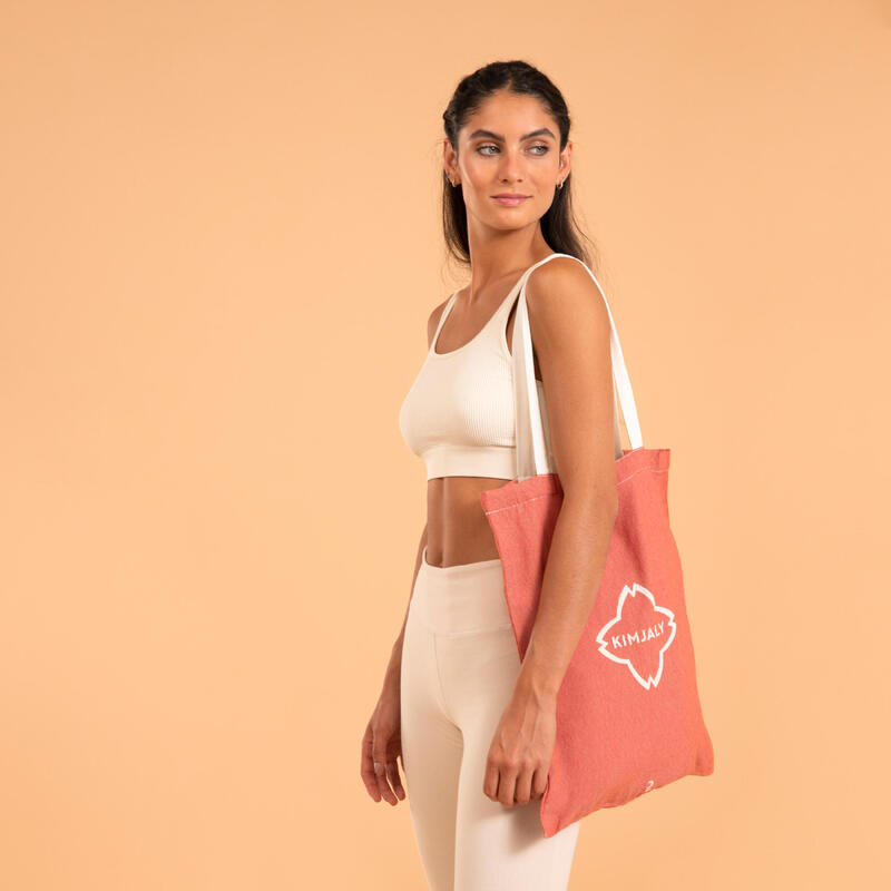 Tote Bag Yoga - orange/beige 
