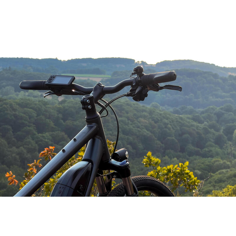 E-Bike Cross 28 Zoll 520 E hoher Einstieg grau