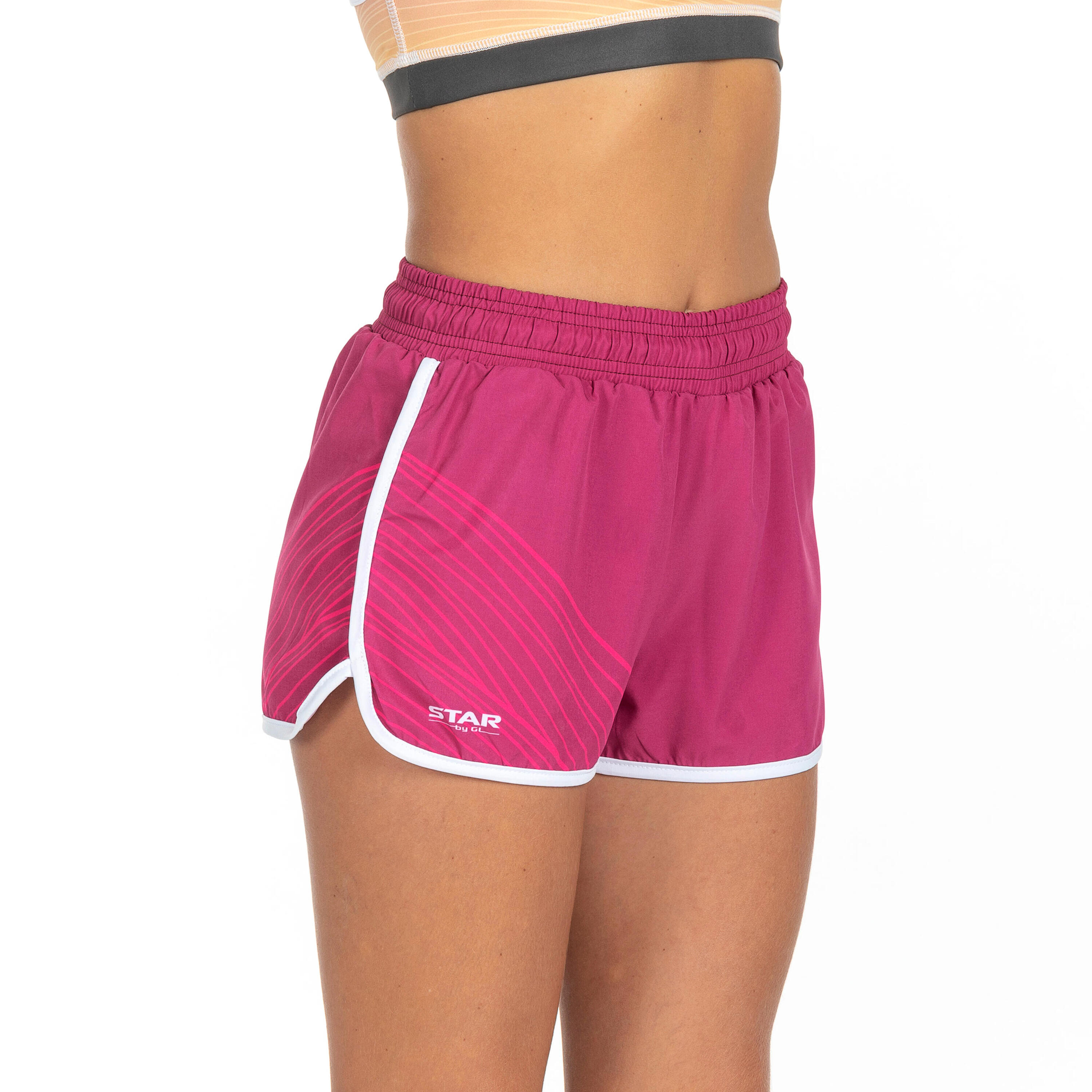 STAR BY GL SHORT FEMME STAR BY GL BEACH SPORTS ROSE