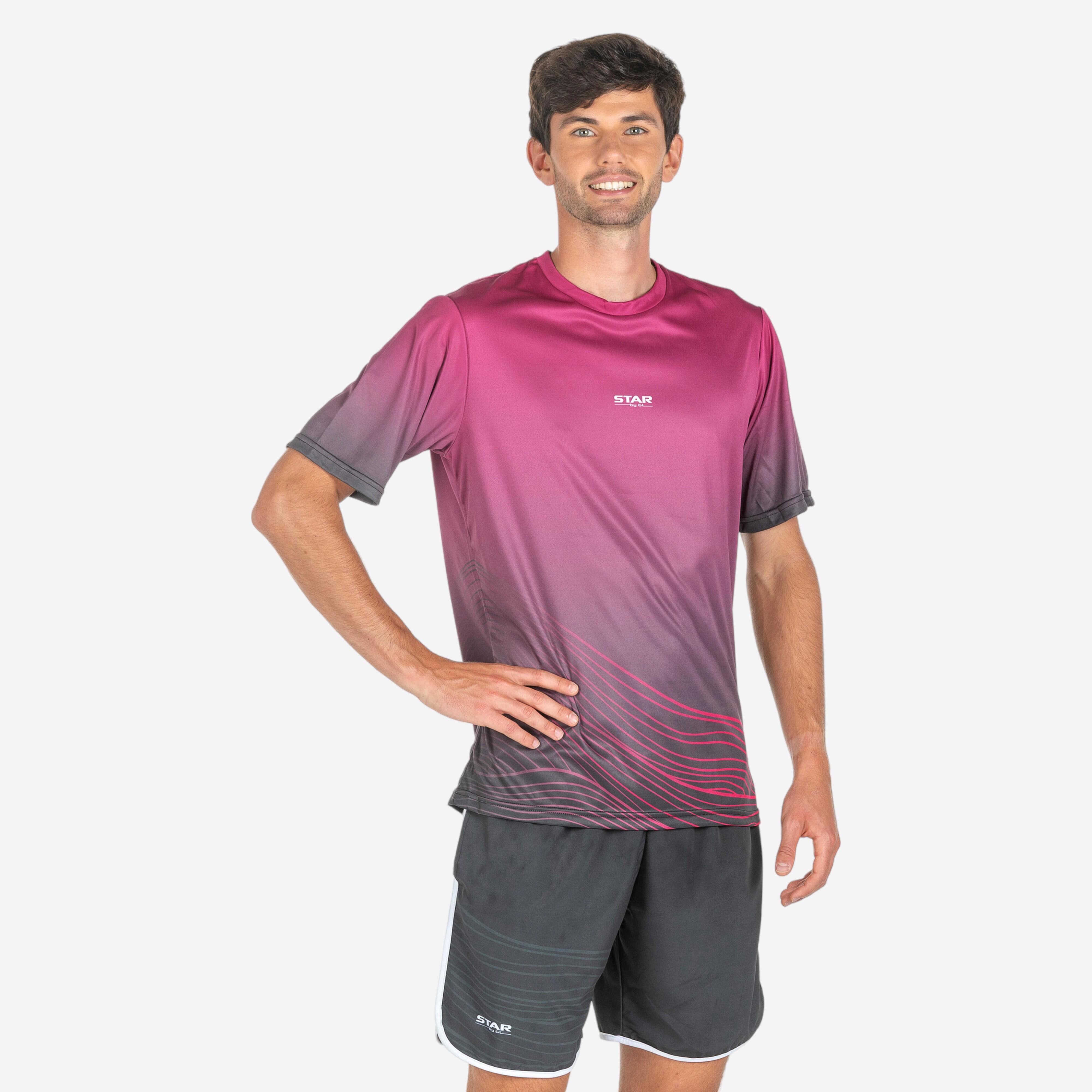 T-shirt de Desportos de Praia Star by GL Homem