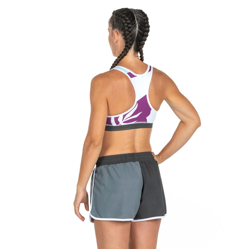 SUJETADOR-TOP MUJER STAR BY GL DEPORTES PLAYA VIOLETA