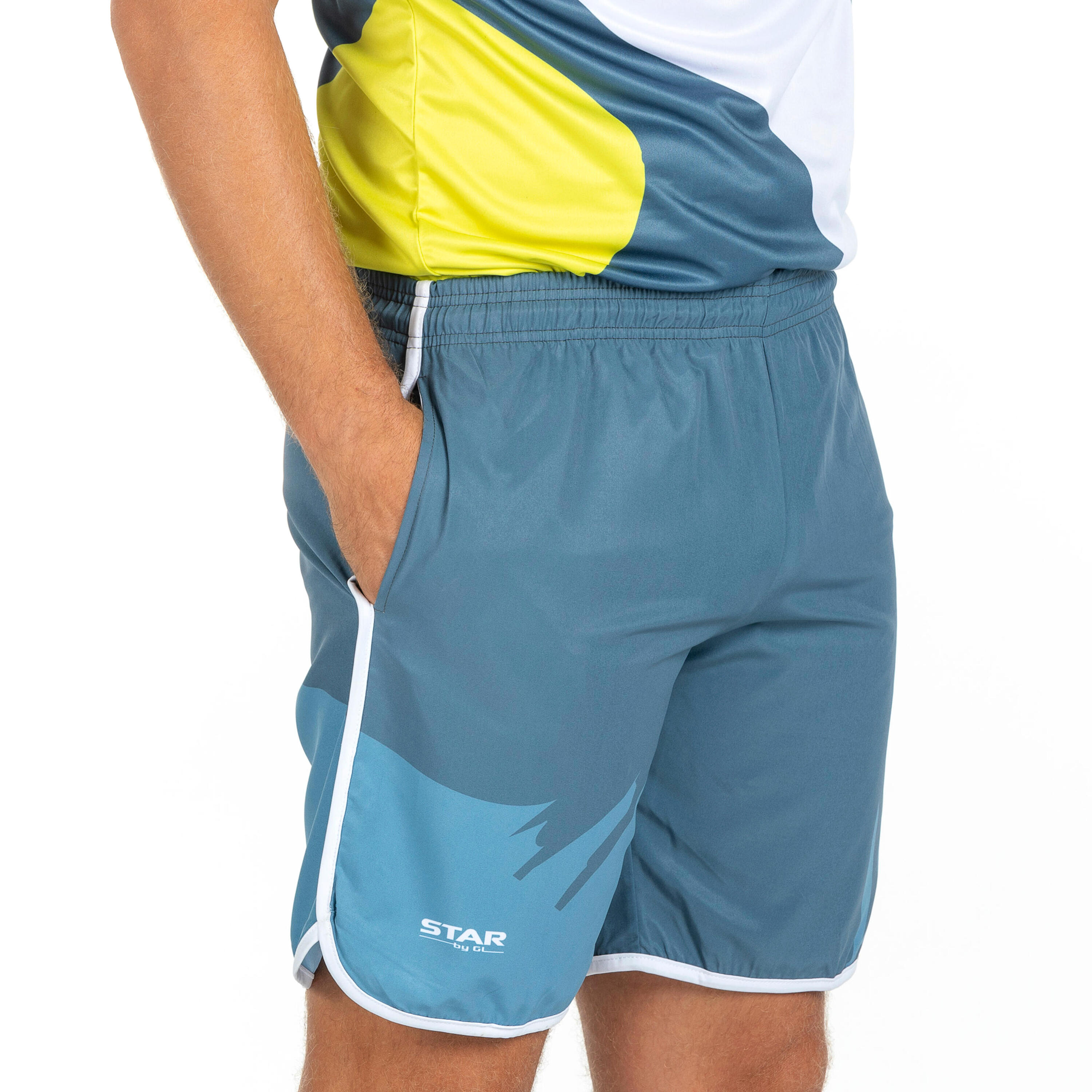 SHORT HOMME STAR BY GL BEACH SPORTS BLEU 1/6