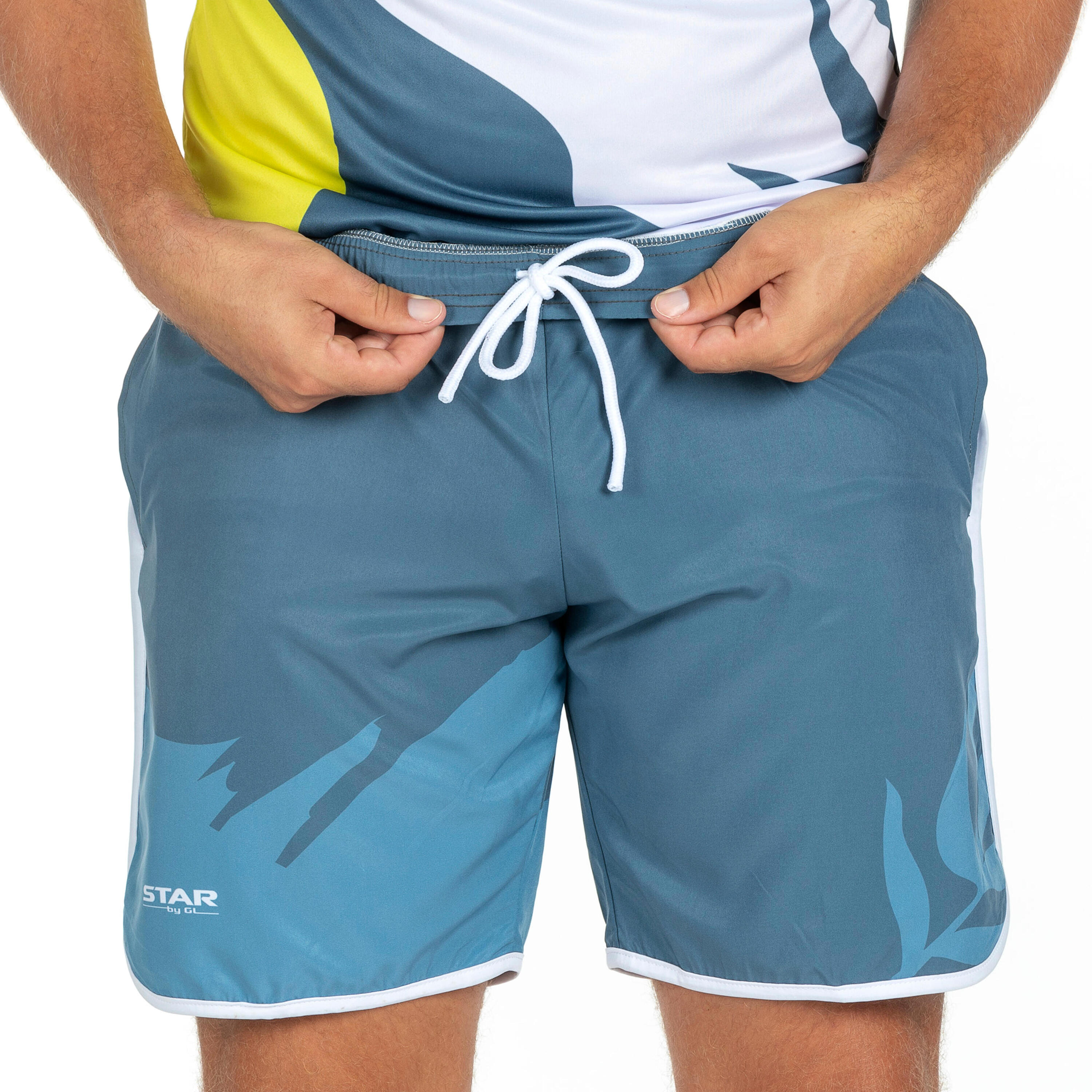 SHORT HOMME STAR BY GL BEACH SPORTS BLEU 4/6