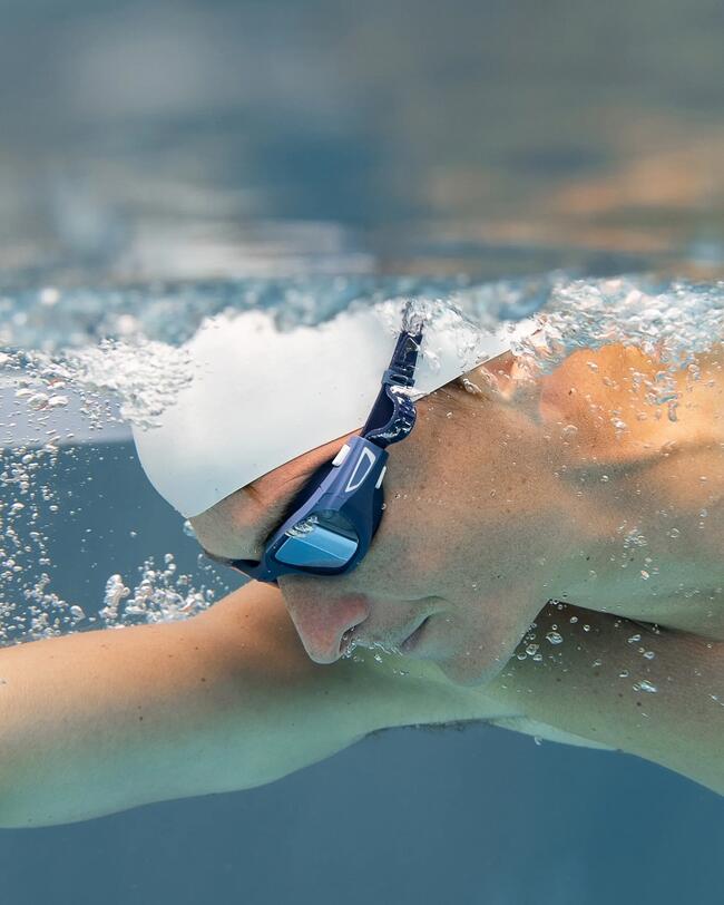 LUNETTES 500 SPIRIT TAILLE L CLEAR BLEU-BLANC