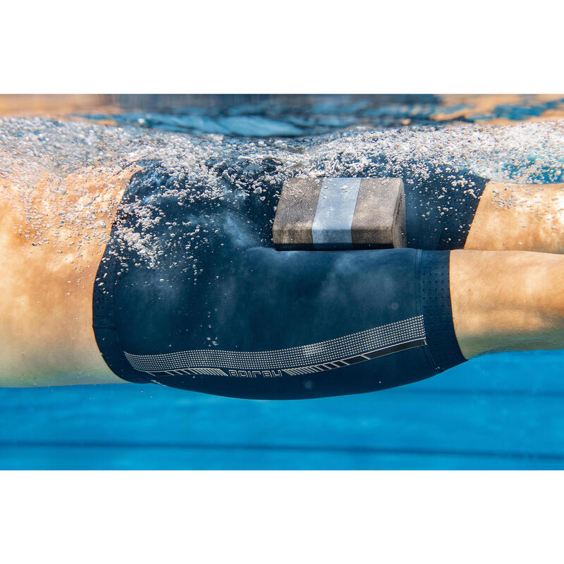 Pullbuoy Natación 500 Negro/Azul Talla L