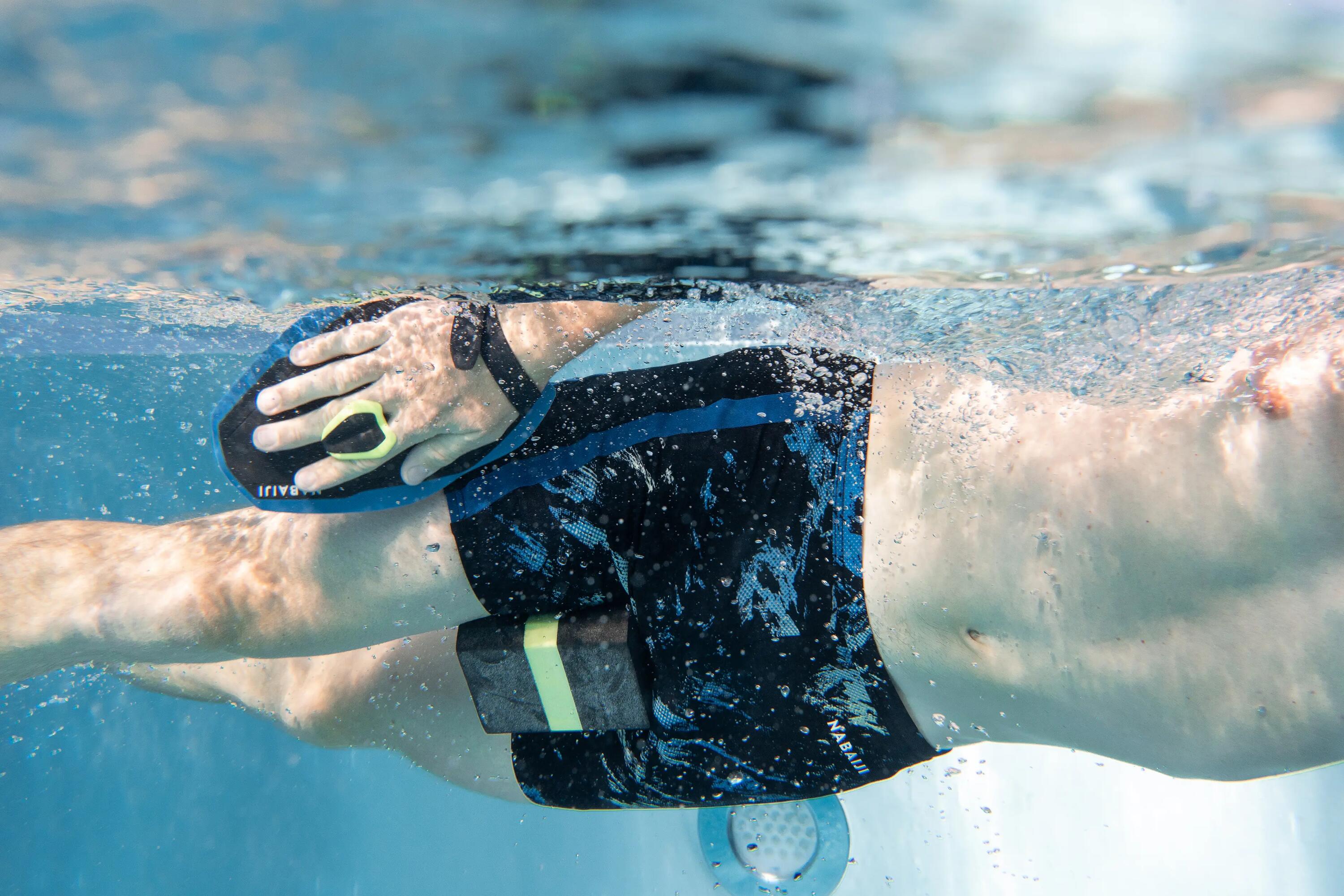 Pullbuoy de natation 500 taille m noir jaune 6/7
