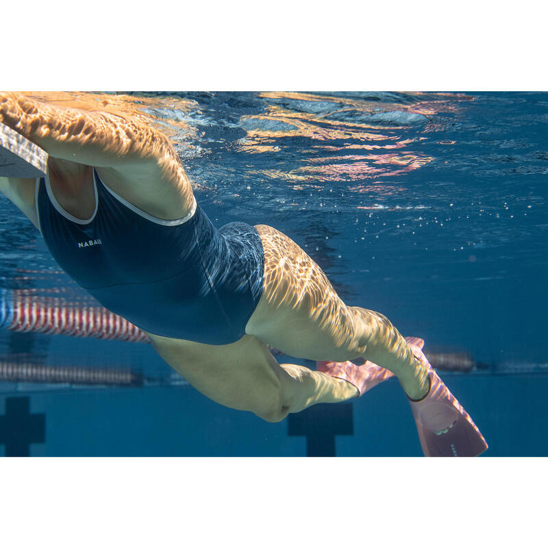 Bañador Mujer natación deportivo verde. Hasta T. 48