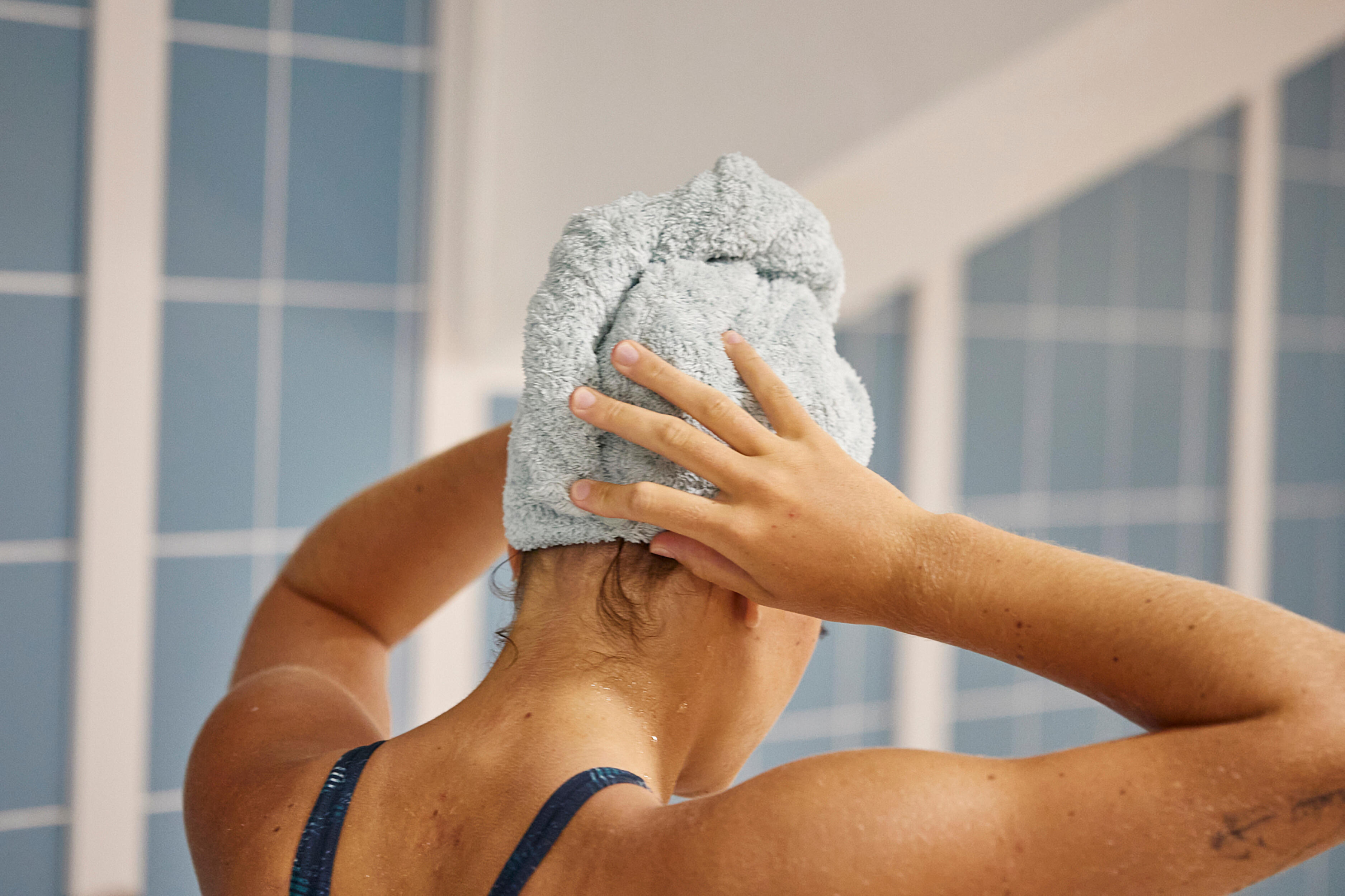 Serviette de bain douce en microfibre pour cheveux - NABAIJI