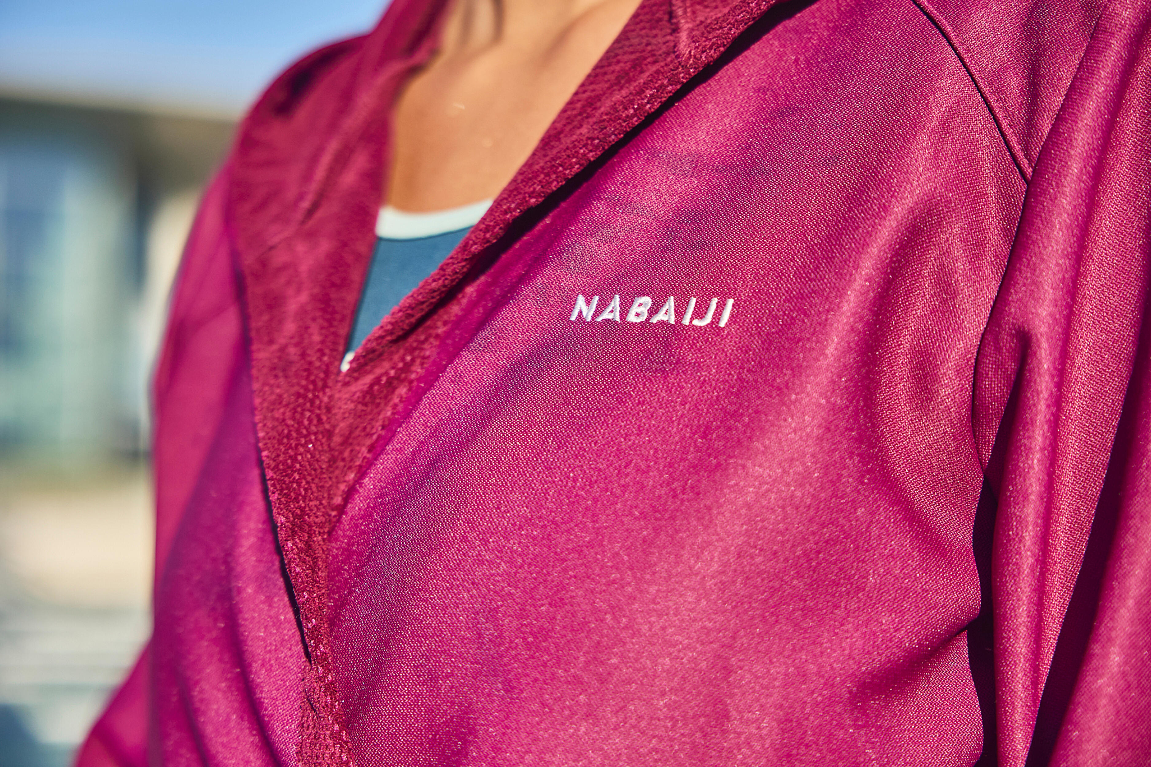 Women's Pool Bathrobe - Compact 500 Purple - NABAIJI