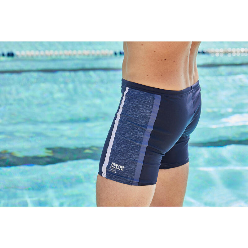 Long Swimming Trunks - Yoko - Mala Blue / White