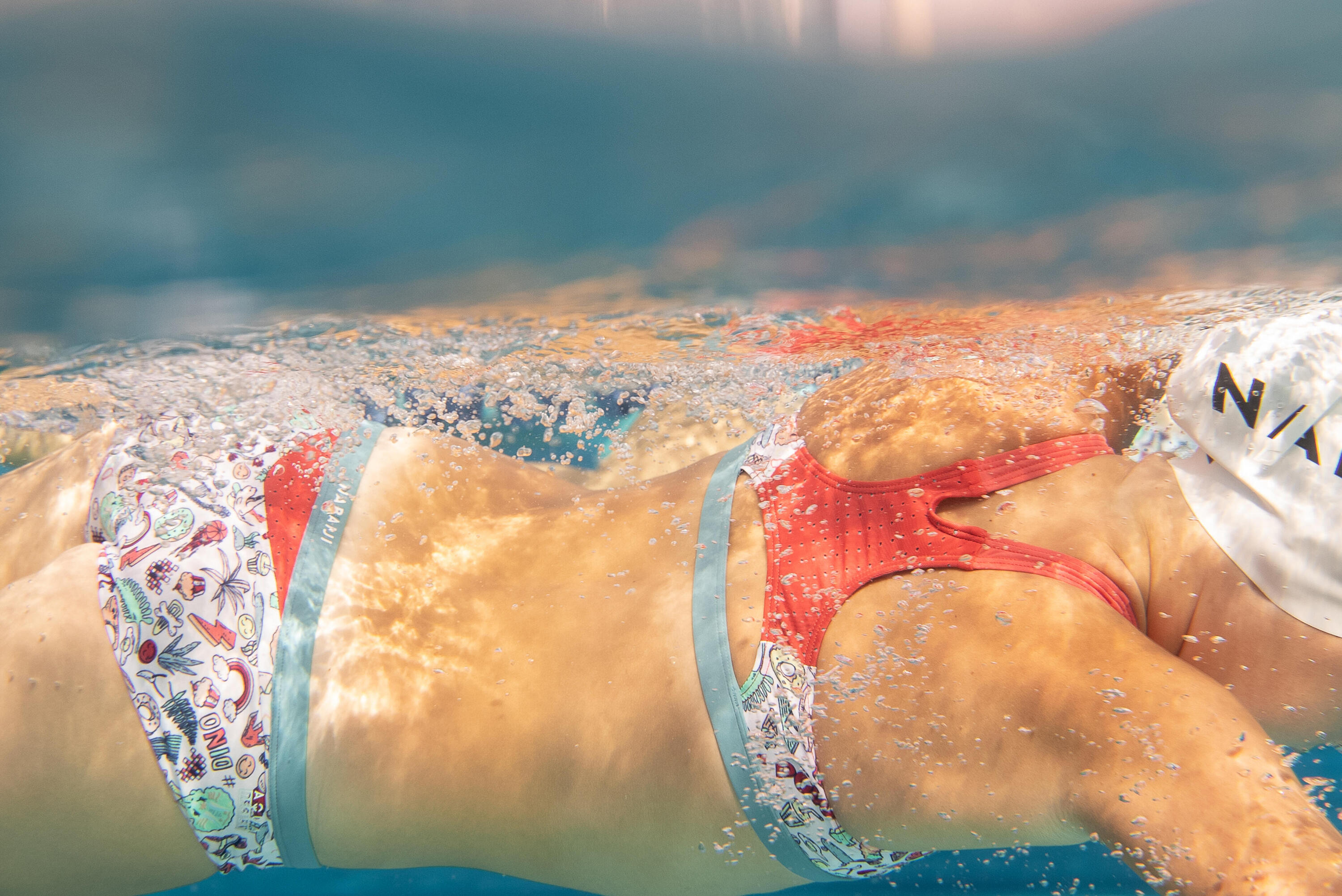 Bikinitop voor zwemmen meisjes Kamyleon dino 6/6