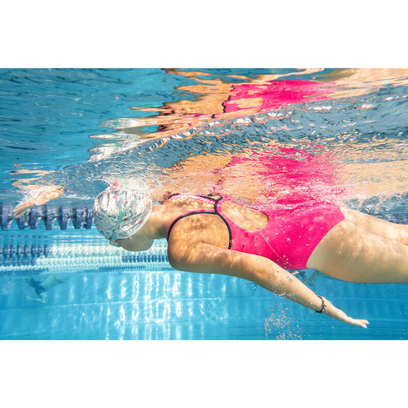 Sportbadpak voor zwemmen meisjes Kamiye+ roze