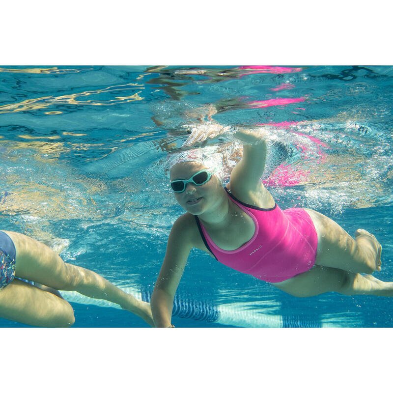 Dívčí plavky jednodílné Kamiye+ růžové
