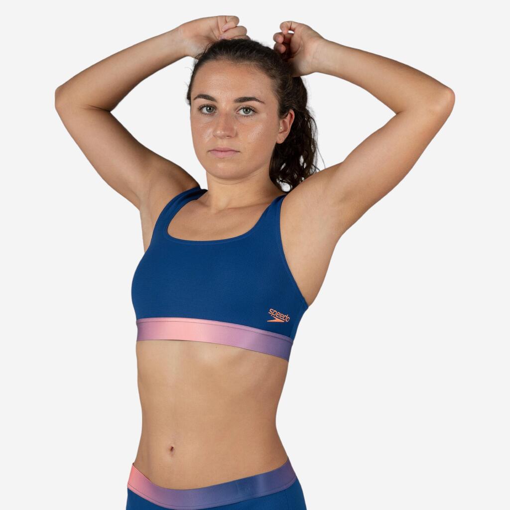 Naiste ujumisriiete top Speedo Lilac, sinine korall