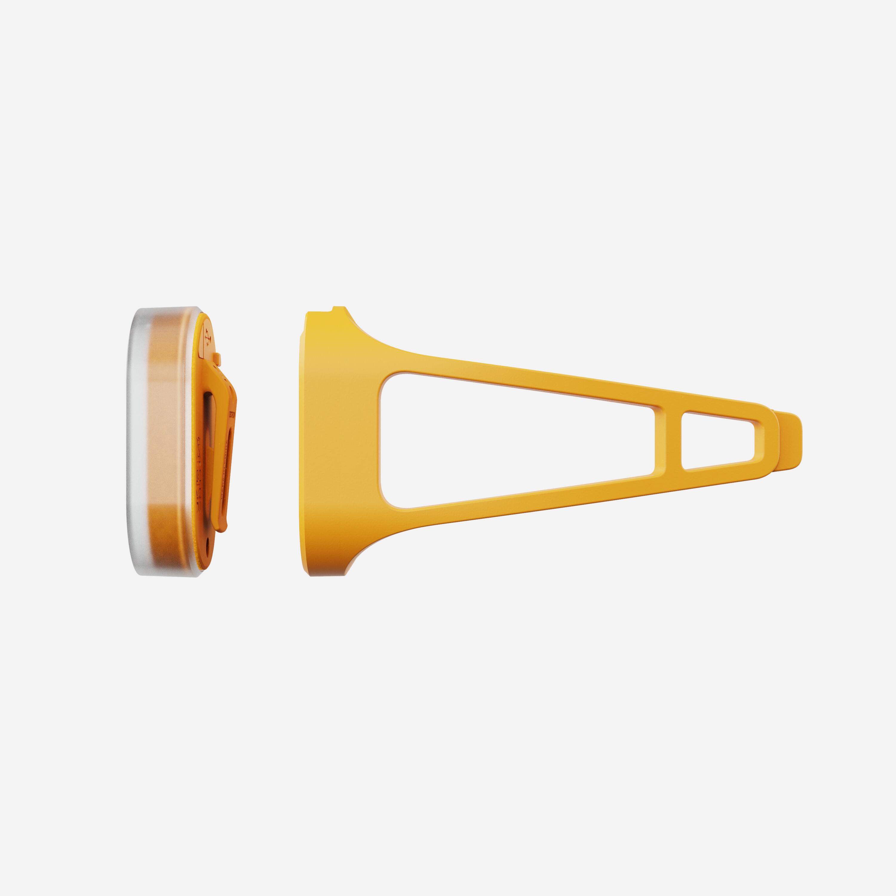 Éclairage de vélo avant/arrière USB à pince – Sl 510 jaune - DECATHLON
