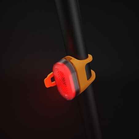 USB Clip Front/Rear Bike Light SL510 - Yellow