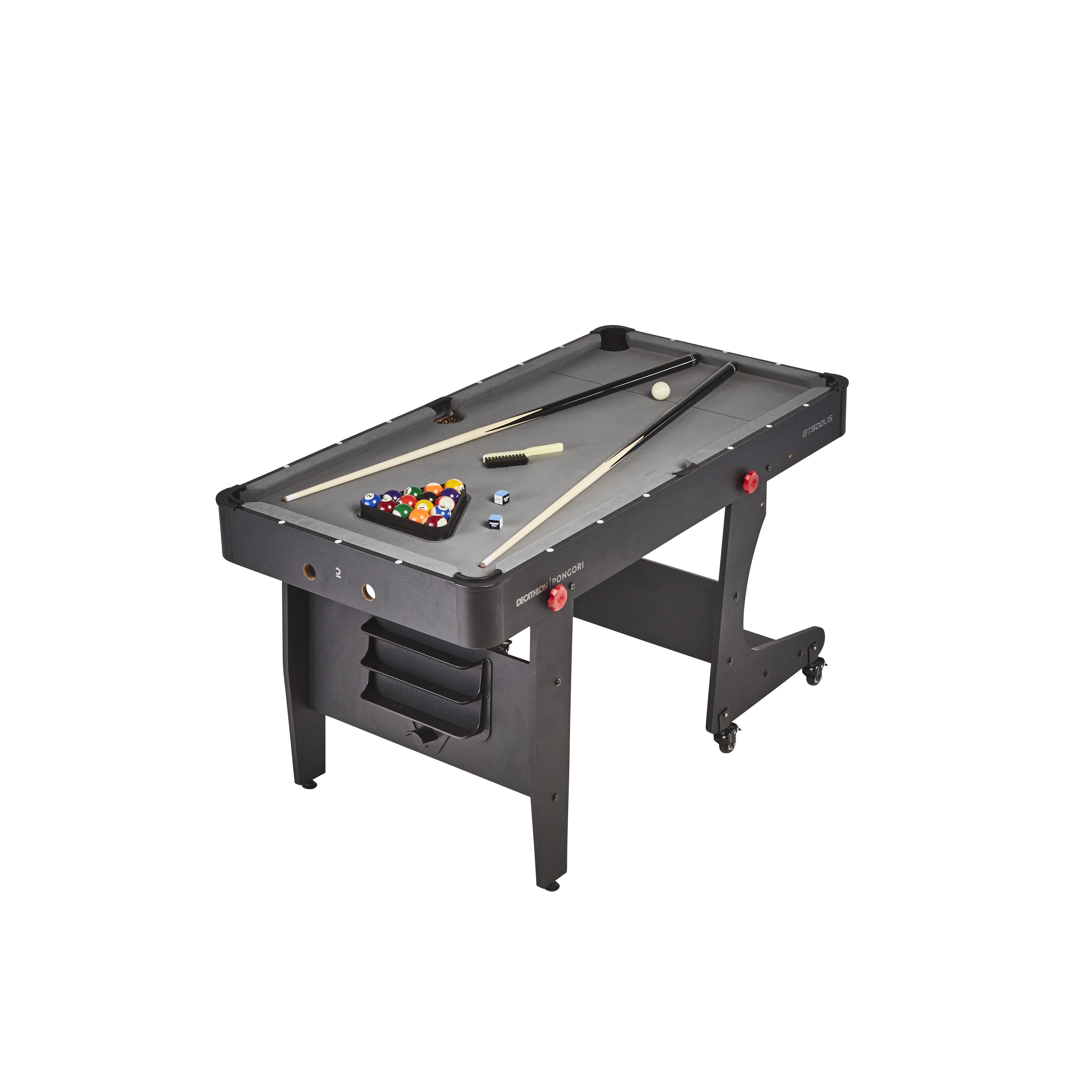 Folding American Pool Table BT 500 US - Grey