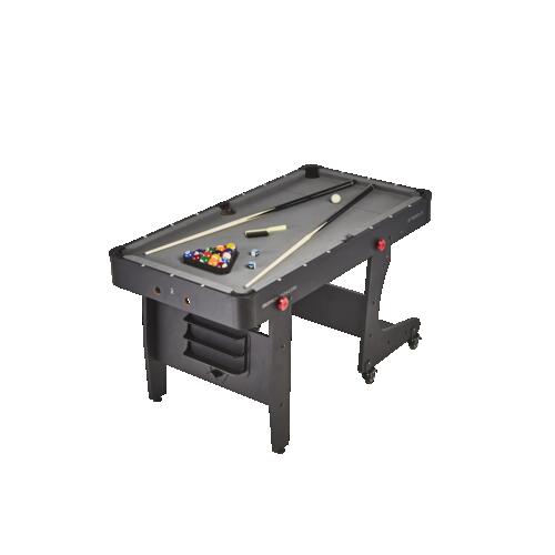 Table de billard pliable américain - BT 500 US tapis gris