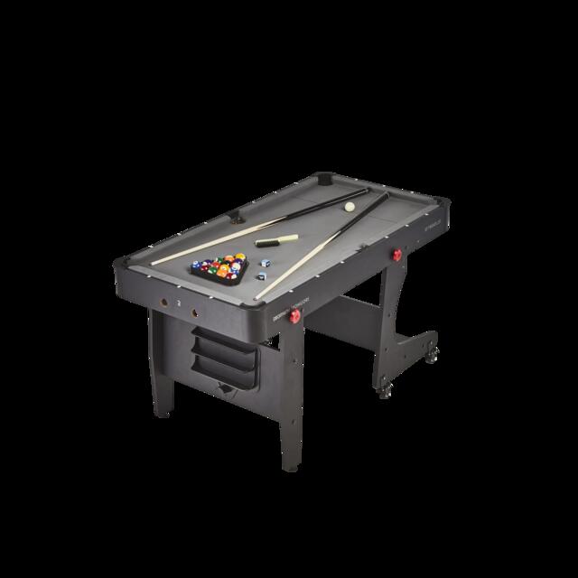 Mesa de billar plegable americana - BT 500 US tapete gris