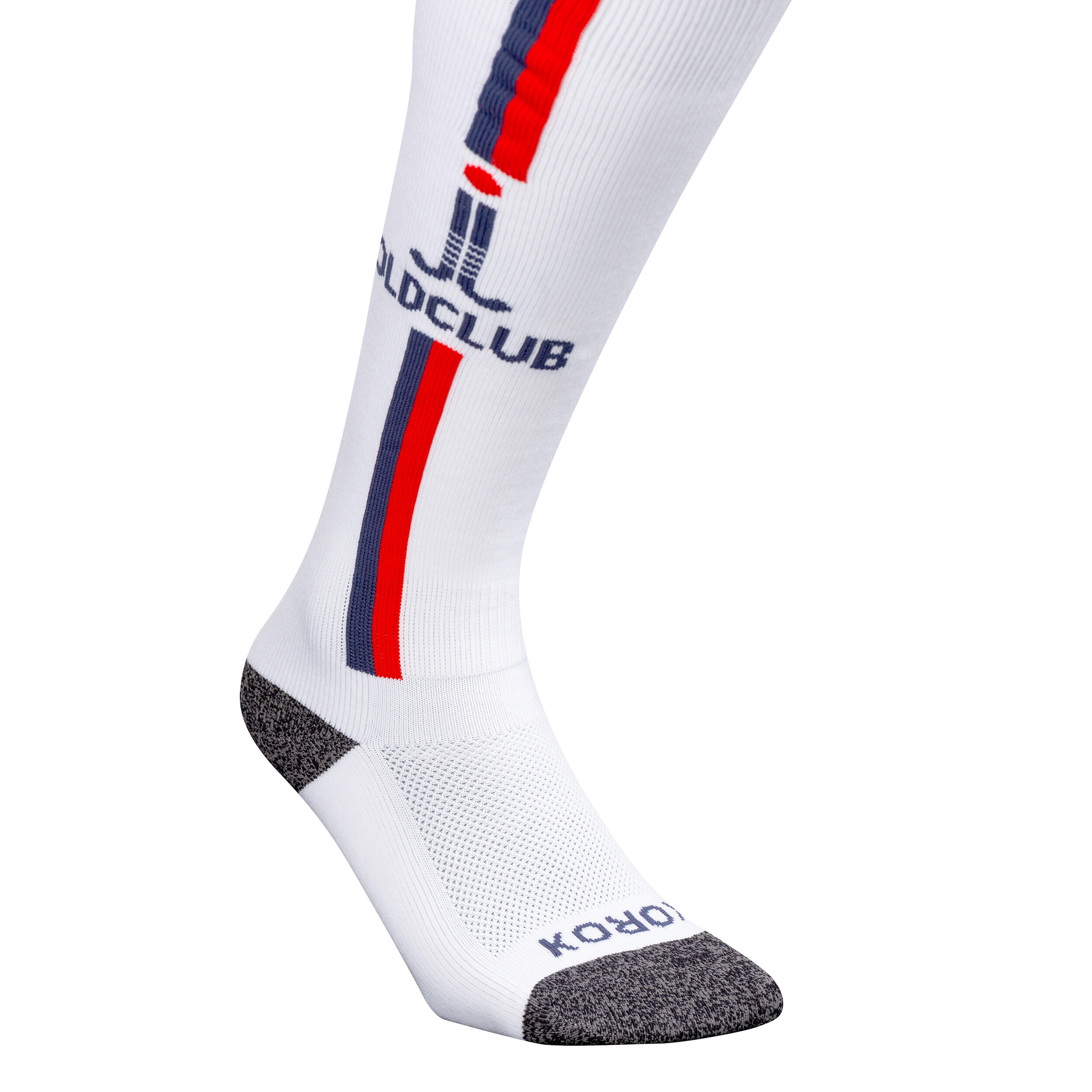 Kids'/Adult Field Hockey Socks FH500 - Old Club White 2/4