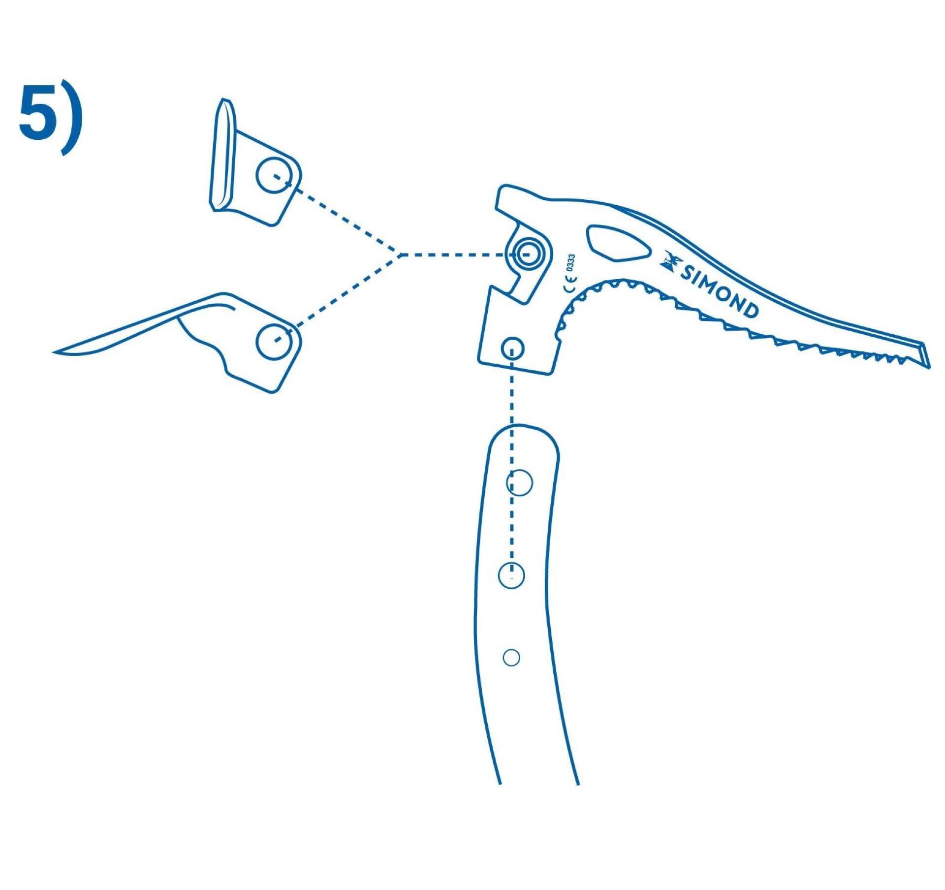 5-ASSEMBLAGE DES LAMES ET DES ACCESSOIRES