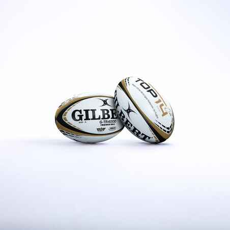 Size 5 Rugby Ball Top 14 - Golden White