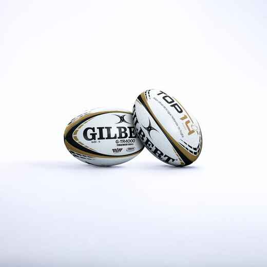 
      Size 5 Rugby Ball Top 14 - Golden White
  