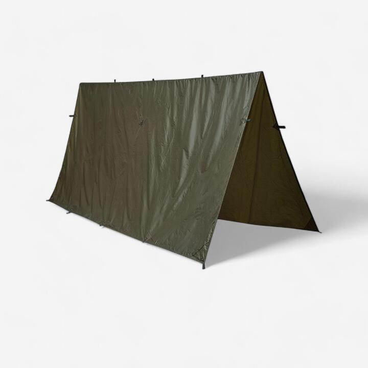 SOLOGNAC Compacte en lichte tarp voor bushcraften/wildkamperen